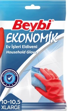 Beybi Ekonomik Ev İşeri Eldiveni 10-10.5 Xlarge
