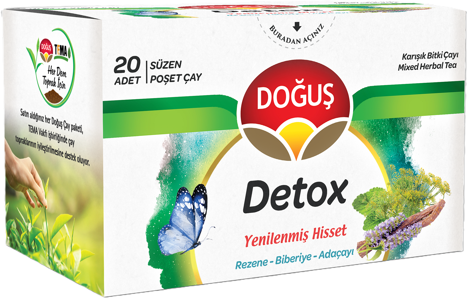 Doğuş Detox Bardak Poşet Çay 20 'li