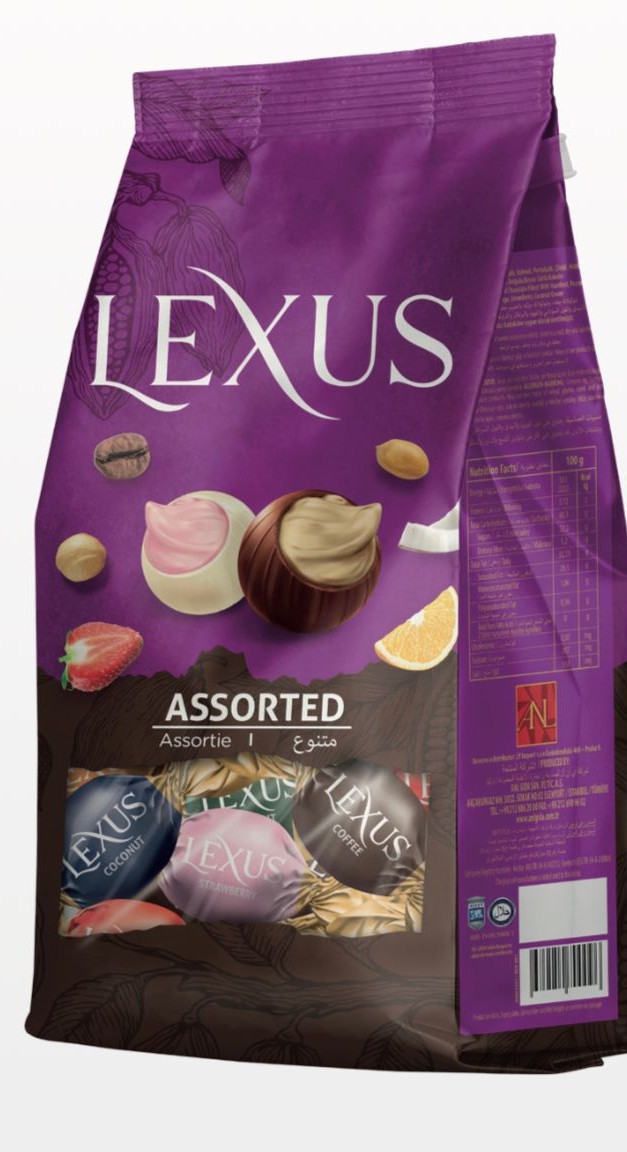 Lexus Karışık Dolgulu Çikolata 900 g