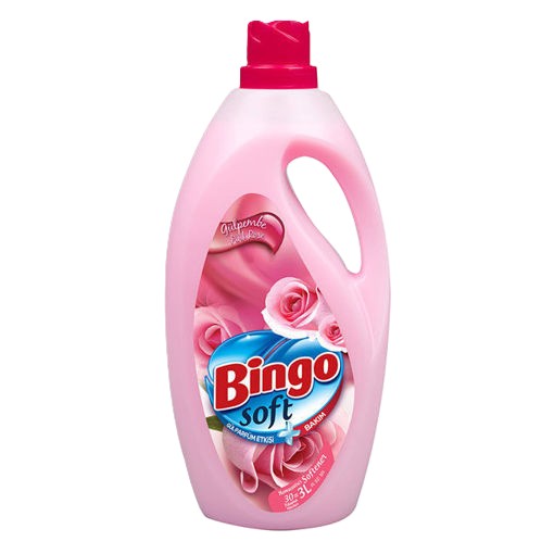 Bingo Soft Yumuşatıcı Gülpembe 3 L